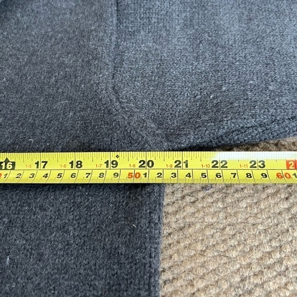 VTG Margaret O’Leary Women’s Shawl Neck Patterned Wool Crop Sweater Size 1 / S - Picture 6 of 7